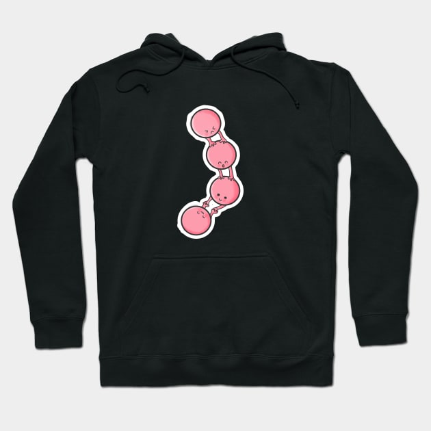 Funny streptococcus chain Hoodie by Dr.Bear